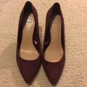 9.5 Suede Gap Heels